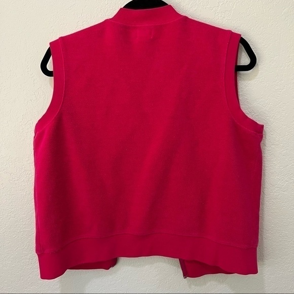 calvin Klein Jeans neon pink vest sweater, pockets, M - Picture 4 of 10